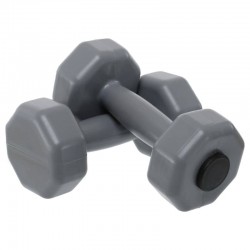 Гантелі для фітнесу пластикові Champion 2х1,5кг, сірий, код: TA-9820-1_5_GR Гантелі для фітнесу пластикові Champion 2х1,5кг, сірий, код: TA-9820-1_5_GR