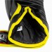 Боксерські рукавиці PowerPlay чорні 12 унцій, код: PP3074_12oz_Black