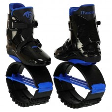 Фітнес джампери Kangoo Jumps M (35-37), чорний-синій, код: SK-4571_MBKBL