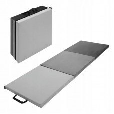 Мат гімнастичний складний 4Fizjo 1800x600x50 мм, чорний-сірий, код: P-5907739319692