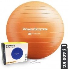 М"яч для фітнесу (фітбол) Power System PRO Gymball Ø55 см, помаранчевий, код: PS-4011_55cm_Orange-PP М"яч для фітнесу (фітбол) Power System PRO Gymball Ø55 см, помаранчевий, код: PS-4011_55cm_Orange-PP