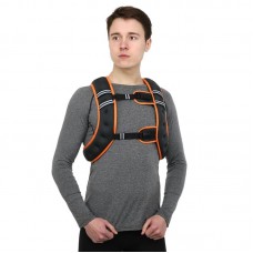 Жилет обтяжувач Record 10кг, сірий-жовтогарячий, код: XB9300-10-S52 Жилет обтяжувач Record 10кг, сірий-жовтогарячий, код: XB9300-10-S52