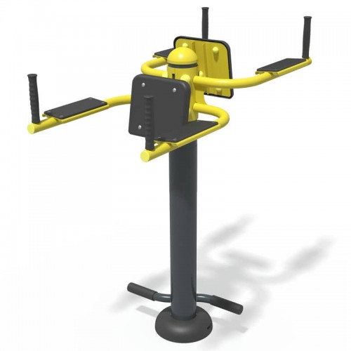 Прес з упором на руки InterAtletika 1328х721х1540 мм, код: SE125-SM Прес з упором на руки InterAtletika 1328х721х1540 мм, код: SE125-SM