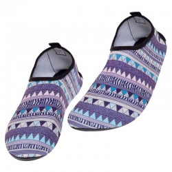 Аквашузи дитячі Skin Shoes FitGo M-36-37-21,5-23см, сірий-фіолетовий, код: PL-1822_MGRV