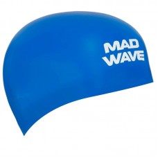 Шапочка для плавання силіконова для дорослих MadWave D-Cap Fina Approved M, синій, код: M053701_MBL