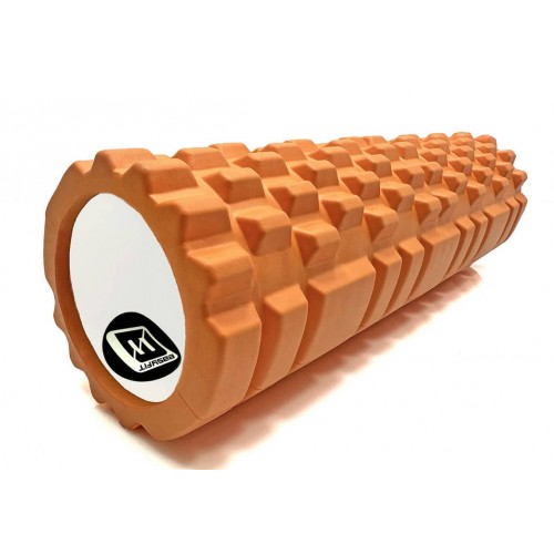 Масажний ролик EasyFit Grid Roller v.2.1, 450х145 мм, оранжевий, код: EF-2027-OR-EF Масажний ролик EasyFit Grid Roller v.2.1, 450х145 мм, оранжевий, код: EF-2027-OR-EF