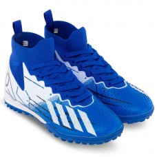 Сороконіжки футбольні PlayGame розмір 35, білий-синій, код: 95K-35-39-2_35