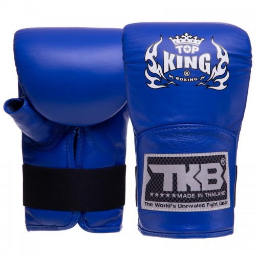 Снарядні рукавички Top King шкіряні XL, синій, код: TKBMP-OT_XL_BL-S52