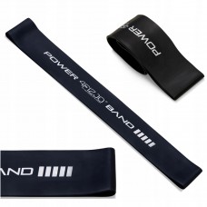 Резинка для фітнесу 4Fizjo Mini Power Band 1.2 мм (15-20 кг), чорний, код: 4FJ0013