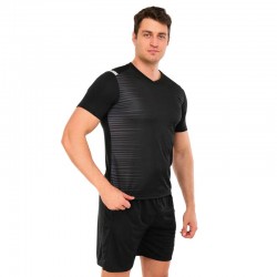 Форма футбольна комплект футболка та шорти Lidong розмір 2XL, чорний, код: D8865_2XLBK