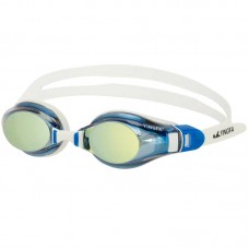 Окуляри для плавання дорослі райдужні лінзи Yingfa синій-білий, код: Y680AF-V_W