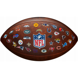 М"яч для американського футболу Wilson NFL OFF THR, №9, коричневий, код: 887768472054