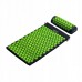 Килимок акупунктурний з валиком 4Fizjo Classic Mat Аплікатор Кузнєцова 680х420х20 мм, Black/Green, код: P-5907222931745