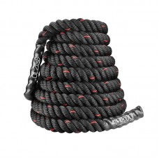 Канат тренувальний для кросфіту 4Fizjo Battle Rope 12 м, чорний, код: P-5907739312259