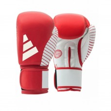 Рукавички для боксу та кікбоксингу Adidas з ліцензією Wako, 10oz, червоний-білий, код: 15581-876