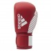 Рукавички для боксу та кікбоксингу Adidas з ліцензією Wako, 10oz, червоний-білий, код: 15581-876