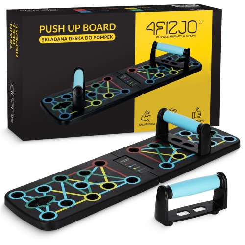 Упори (дошка) для віджимань зі змінним хватом 4Fizjo Push-up Board складна, код: P-5907739312785