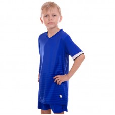 Форма футбольная подростковая PlayGame размер 24, рост 120, синий, код: CO-1908B_24BL-S52