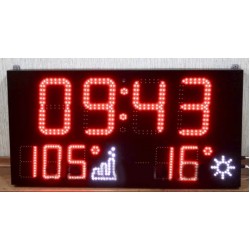 Світлодіодне табло для відображення температури до 400 градусів LedPlay 1000х500х50 мм, код: 07663-ST