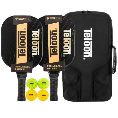 Набір для піклболу Teloon 2 ракетки, 4 м'ячі з чохлом, код: TL5003-SET