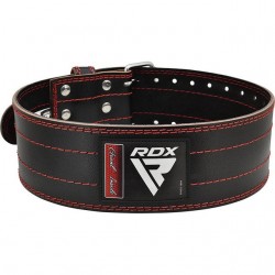 Пояс для пауерліфтингу шкіряний RDX RD1 L, чорний-червоний, код: WPB-RD1R-L