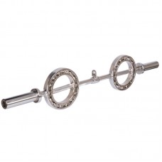 Гриф для штанги класичний Record з ручками, що обертаються 1200 мм, код: TA-3270-S52 Гриф для штанги класичний Record з ручками, що обертаються 1200 мм, код: TA-3270-S52