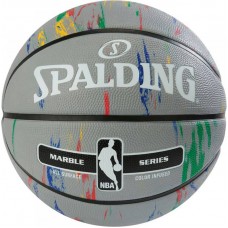 М”яч баскетбольний Spalding NBA Marble Outdoor Grey/Multi-Color Size 7, код: 3001550100117