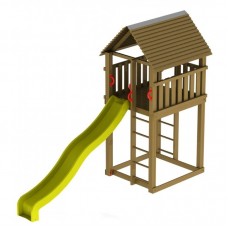 Ігровий комплекс Miros "Хатинка Джунглів" 3730x1400x3020 мм, код: MD850 Ігровий комплекс Miros "Хатинка Джунглів" 3730x1400x3020 мм, код: MD850