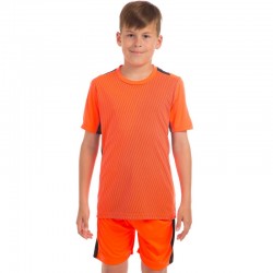 Футбольна форма підліткова PlayGame Variation XS-до 8 років, ріст 135-145, помаранчевий-чорний, код: CO-1011B_XSORBK