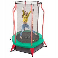 Батут дитячий для дому 4Fizjo Kids 140 см Green/Red, код: P-5907739319456