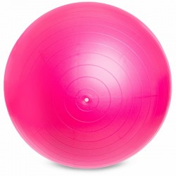 М"яч для фітнесу FitGo 650 мм рожевий, код: FI-1983-65_P
