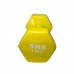 Гантель вінілова SNS 1х3 кг, жовтий, код: 12671-SNS