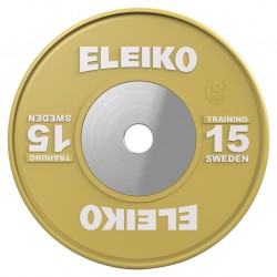 Диск олімпійський обгумований Eleiko IWF 15 кг, , код: 3001120-15-IA