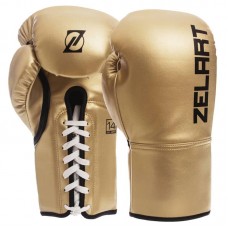 Рукавички боксерські Zelart PU 12 унцій, золотий, код: BO-1348_12_R-S52