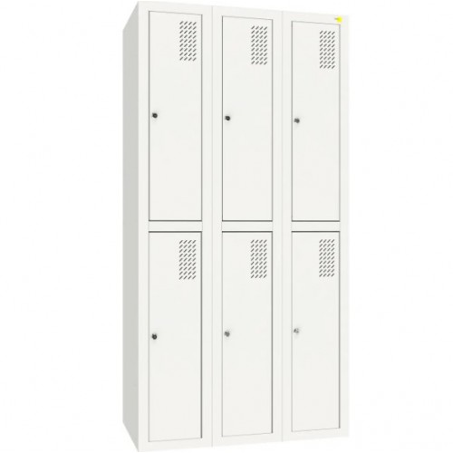 Шафа для одягу металева Emby, 6 секції, код: ШОМ-300/3/6