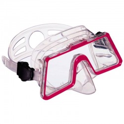 Маска для плавання Legend червоний-прозорий, код: M618-S52