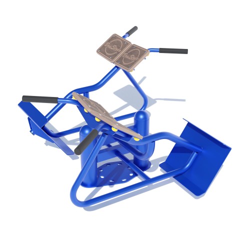 Вуличний тренажер Brustyle Гіперекстензія подвійна 1470х1220х730 мм, код: SG120.1