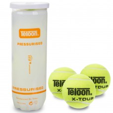 М'яч для великого тенісу Teloon X-Tour 3шт, салатовий, код: T878P3-T606P3-S52