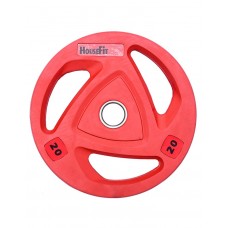 Диск олімпійський HouseFit OR-102-20, 20 кг, червоний, код: К00010983