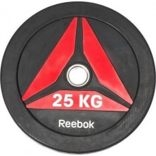 Диски Reebok Bumper Plate 25 кг, чорний-червоний, код: M-10048377-IN