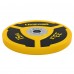 Бамперний диск поліуретановий LiveUp ø50.5мм, 15кг, жовтий-чорний, код: LP8027-15