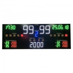 Універсальне спортивне табло LedPlay 3000х1100х50 мм, код: 07717-ST