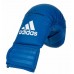 Рукавички для карате Adidas з ліцензією WKF S, синій, код: 15561-669