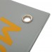 Килимок для фітнесу та спорту PVC Mdbuddy 1750x610x8 мм, сірий, код: FI-2785