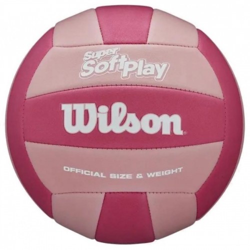 М"яч волейбольний Wilson Super Soft Play №5, рожевий, код: 9751261149700