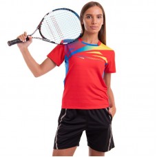 Форма для великого тенісу жіноча Lingo XL, зріст 160-165, красный, код: LD-1822B_XLR