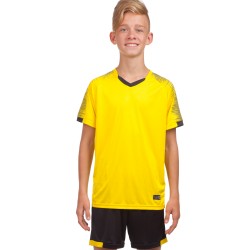 Футбольна форма підліткова PlayGame Lingo розмір 26, ріст 125-135, жовтий-чорний, код: LD-5023T_26YBK