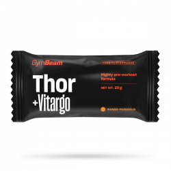 Пробник Передтренувальний стимулятор Thor Fuel + Vitargo GymBeam 20 г, манго-маракуй, код: 8586024620735