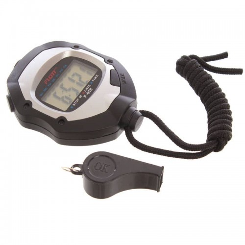 Секундомір зі свистком на 6 результатів пам"яті Flott, код: F-018-S52 Секундомір зі свистком на 6 результатів пам"яті Flott, код: F-018-S52