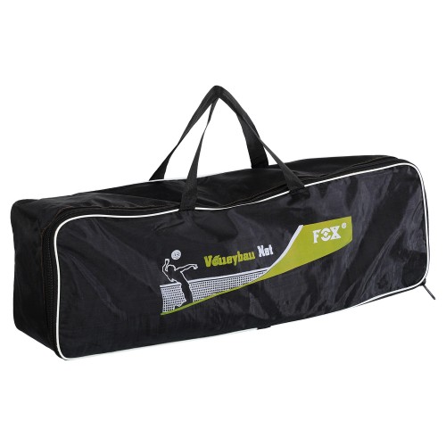 Сітка для волейболу Fox 9500x1000 мм, чорний-білий, код: F-035